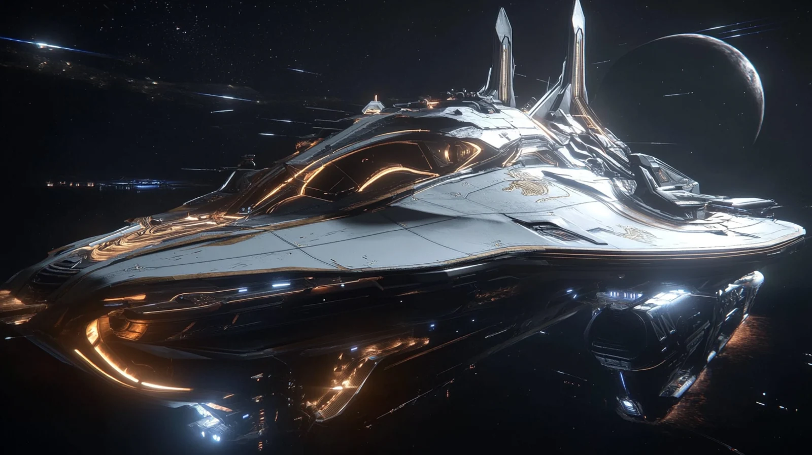 Interstellar vessel · concept design · Sanjiesan concept artwork