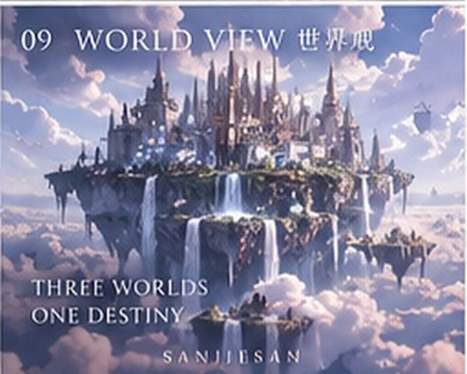 The three realms · environment study · Sanjiesan concept artwork