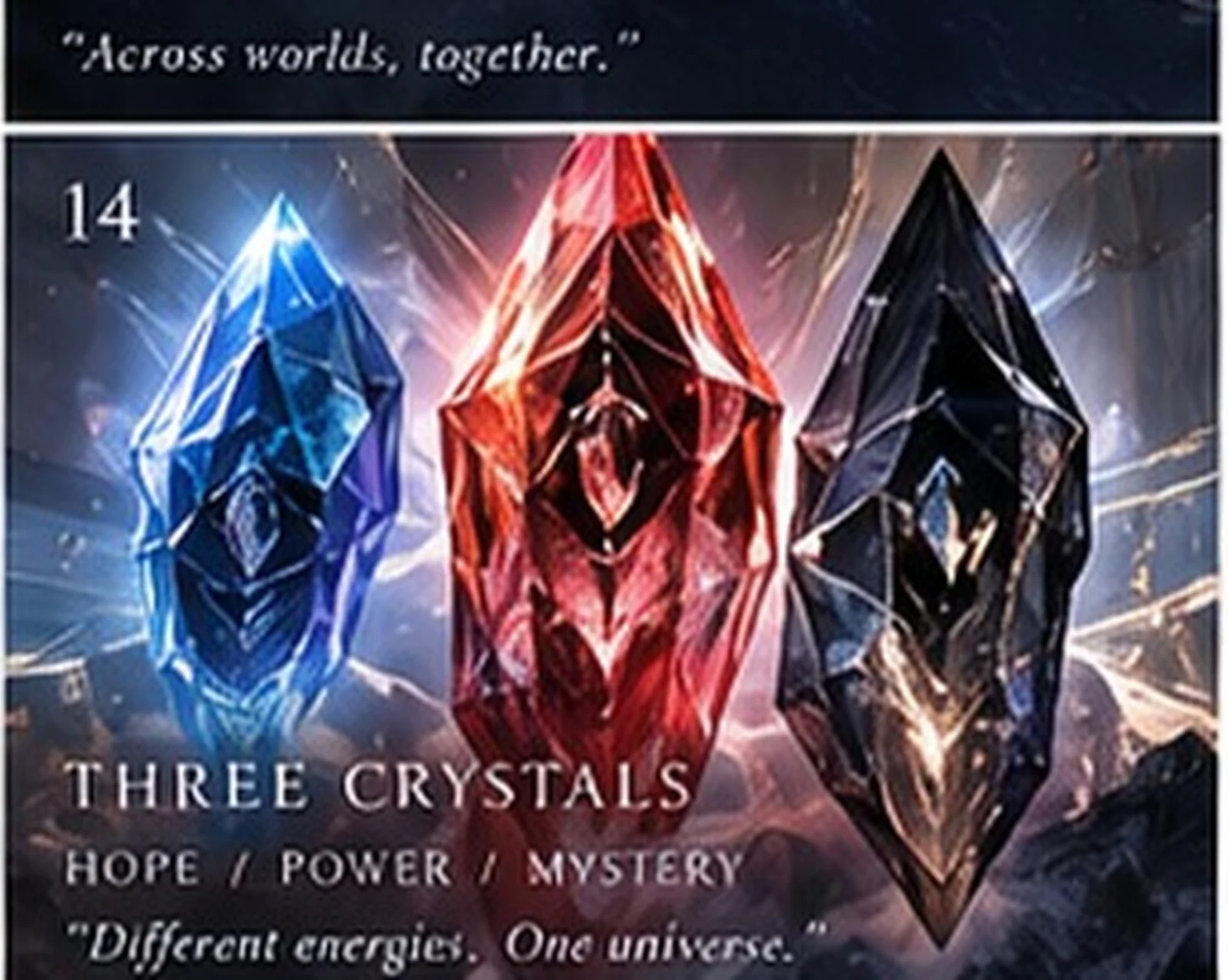 Spirit crystals · material study · Sanjiesan concept artwork